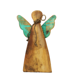 Anioł ze starego drewna 42cm XL